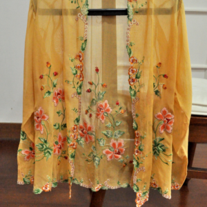 Kebaya Kuning Bunga