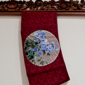 Light Purple Silk Flower Obi