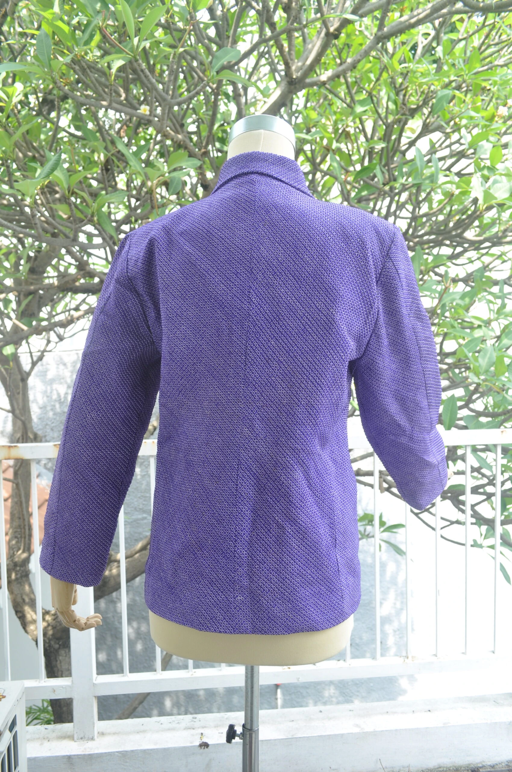 04 - Jacket Shibori Ungu Jacket Shibori Ungu