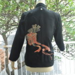 Jacket Hitam Ribbon