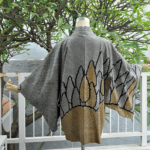Outer Kimono Shibori Black-Yellow