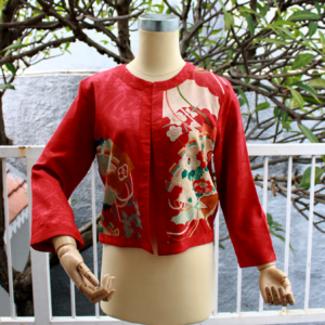 Outerwear Red Flowers #1