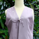 Vest Dusty Purple Embroidery