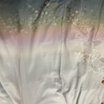 Kimono Ombre Dusty Green Embroidery