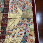 Uchikake Gold Flower & Ribbon