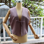 Outer Vest Dusty Purple