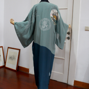 Kimono Shibori Ombre Green - Village