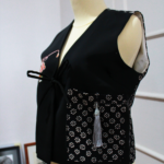 Outer Vest Batik Black