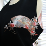 Outer Vest Batik Black-Pink