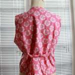 Outer Vest Batik Black-Pink