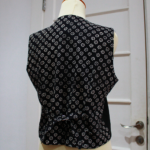 Outer Vest Batik Black