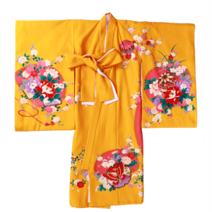 Kimono Kids Yellow Flower