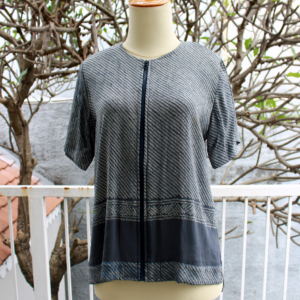 Cardigan Shibori Abu Muda