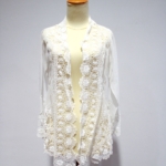 02 - Kebaya Antik Putih Embroidery Rose