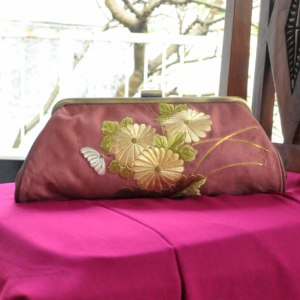 12 - Clutch bunga dusty pink