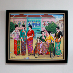 02 - Lukisan Wanita di Taman