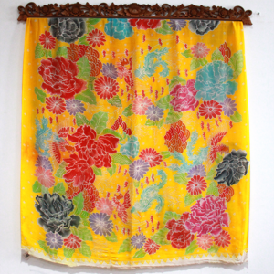 Yellow Flowers Painting Fabric
