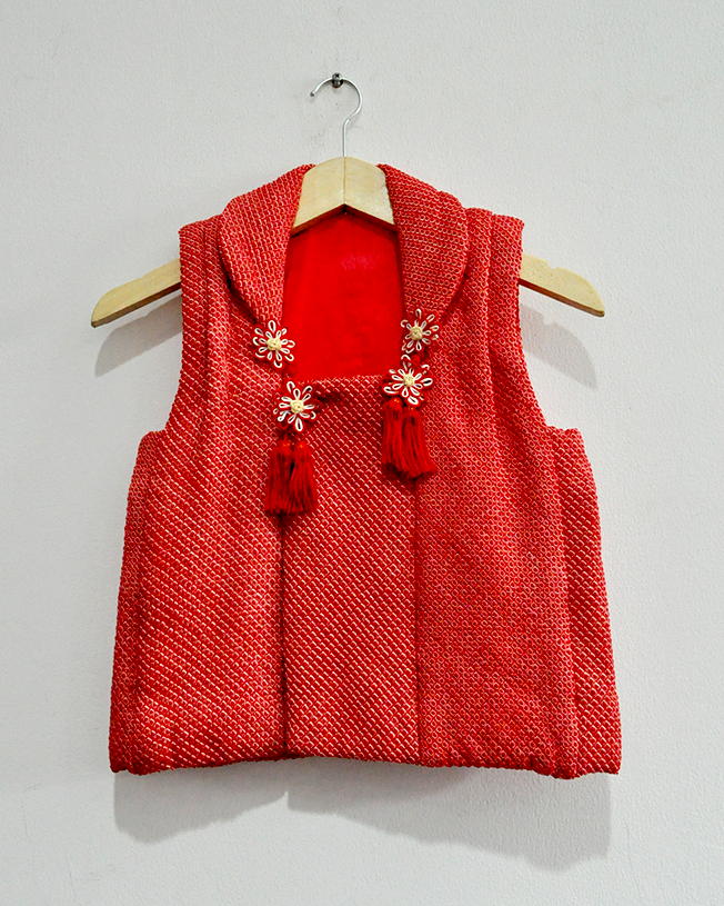 Outer Kidswear Shibori Red Outer Kidswear Shibori Red