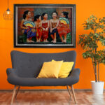 Mockup Lukisan 5 Anak Gadis