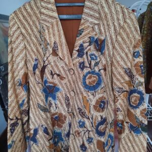 Outer Batik Kembang Biru