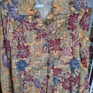 Outer Batik Kembang Ungu