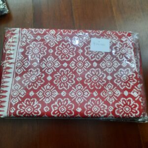 Batik Cap Merah Bunga