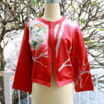 Outer Red White Flower