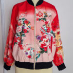 Jacket Silk with hand painted (M) - X120